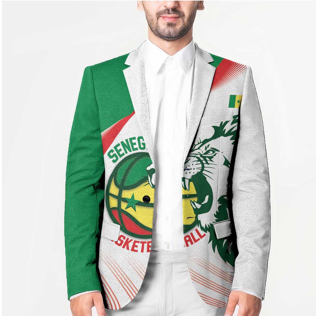 Senegal Basketball Custom Blazer Come On Lions - Wonder Print Shop