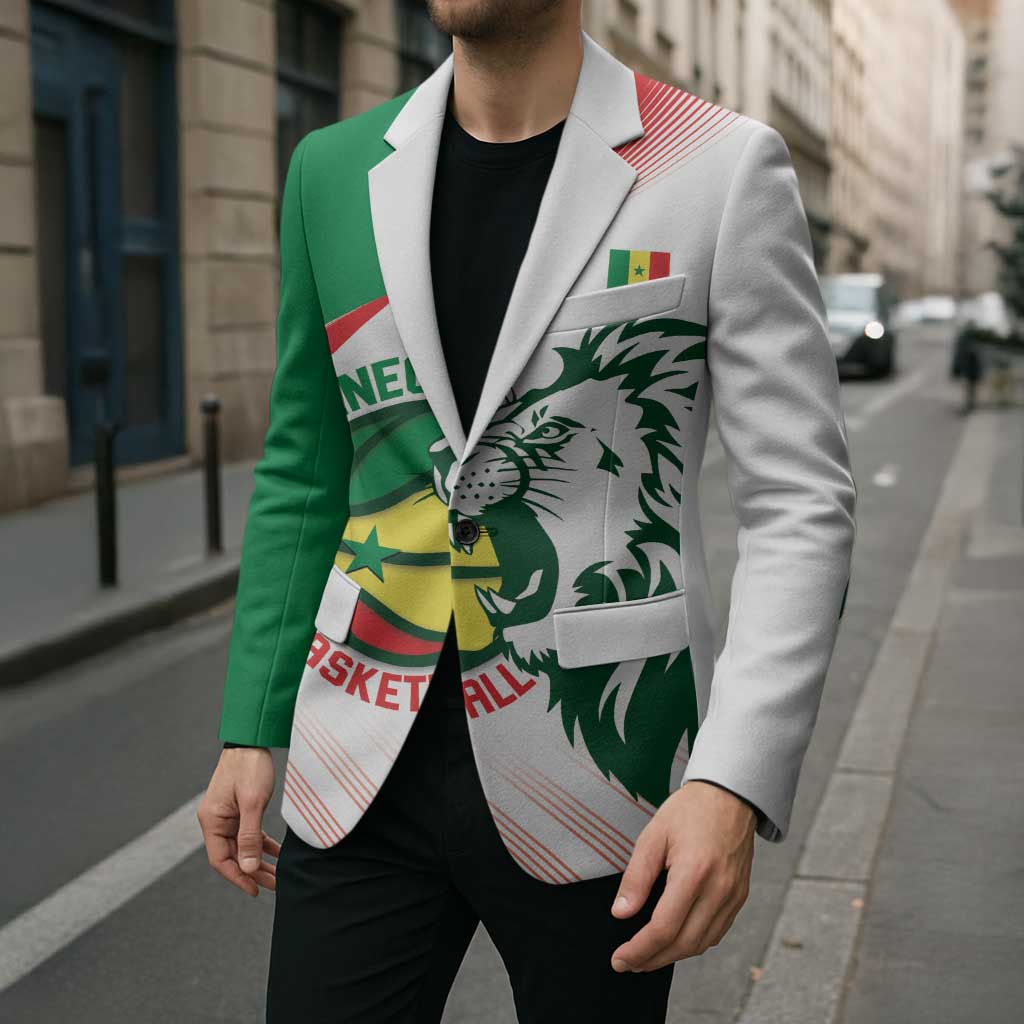 Senegal Basketball Custom Blazer Come On Lions - Wonder Print Shop