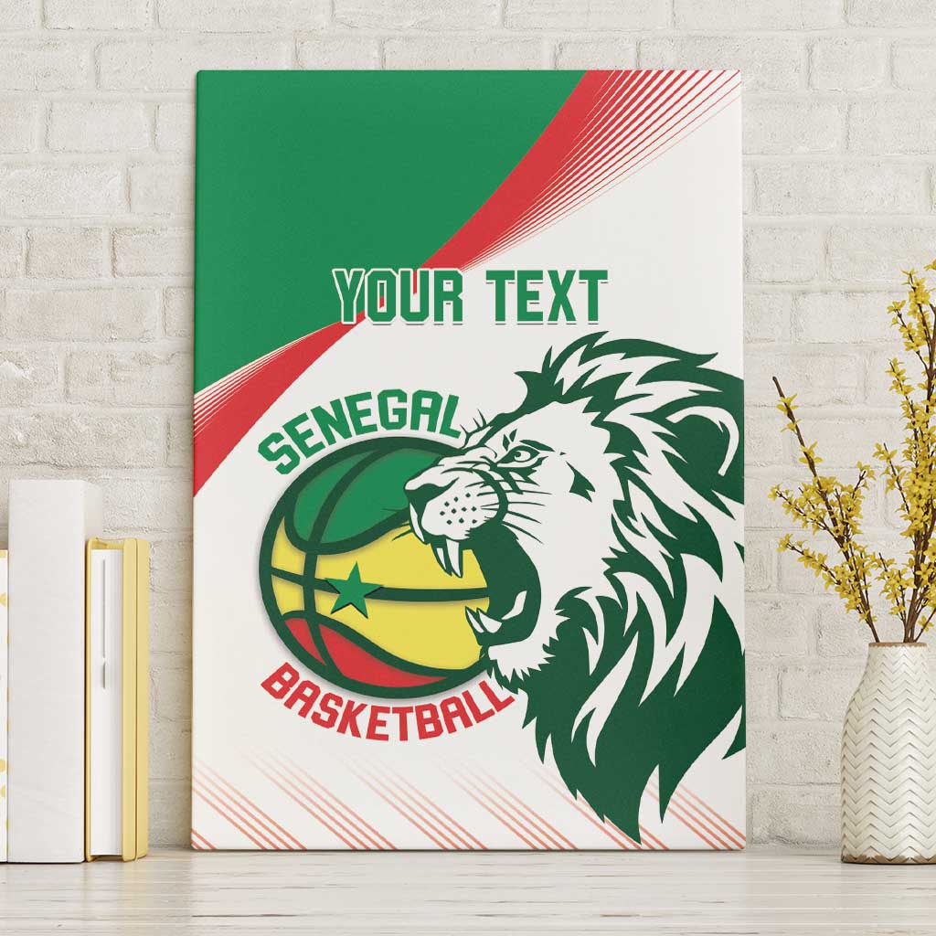 Senegal Basketball Custom Canvas Wall Art Come On Lions - Wonder Print Shop