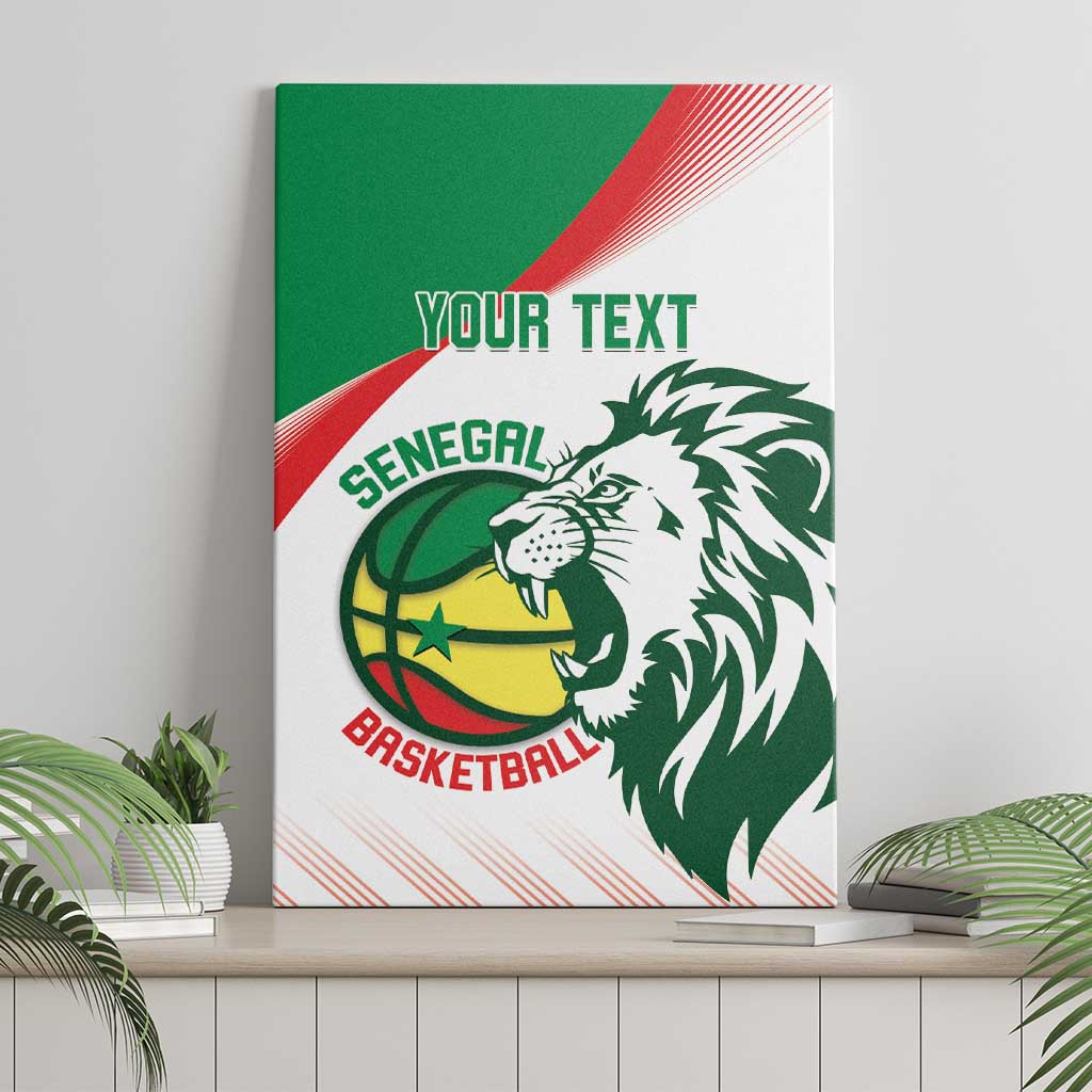 Senegal Basketball Custom Canvas Wall Art Come On Lions - Wonder Print Shop