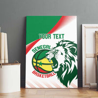 Senegal Basketball Custom Canvas Wall Art Come On Lions - Wonder Print Shop