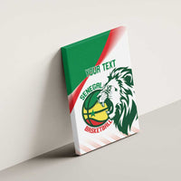 Senegal Basketball Custom Canvas Wall Art Come On Lions - Wonder Print Shop