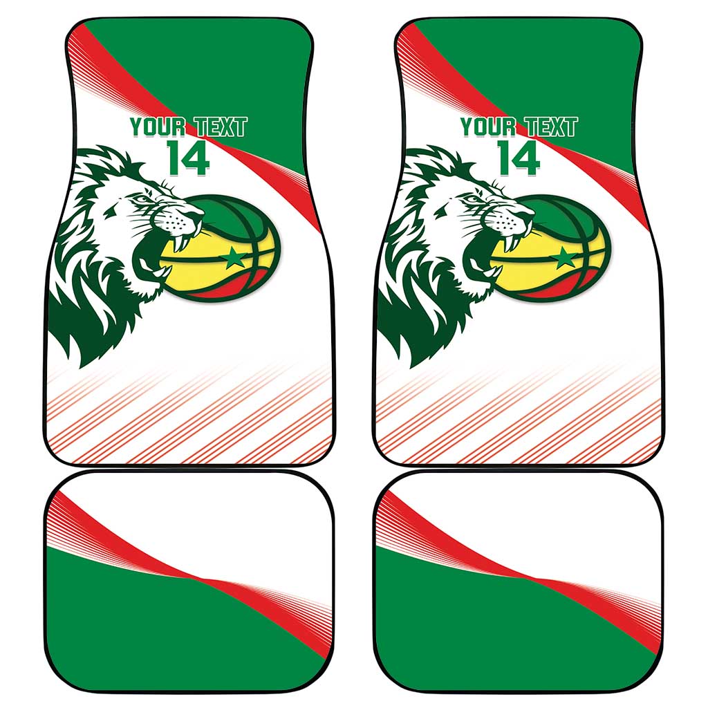 Senegal Basketball Custom Car Mats Come On Lions - Wonder Print Shop