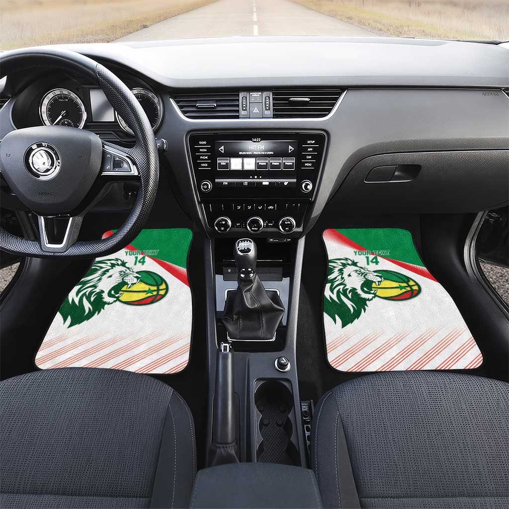 Senegal Basketball Custom Car Mats Come On Lions - Wonder Print Shop