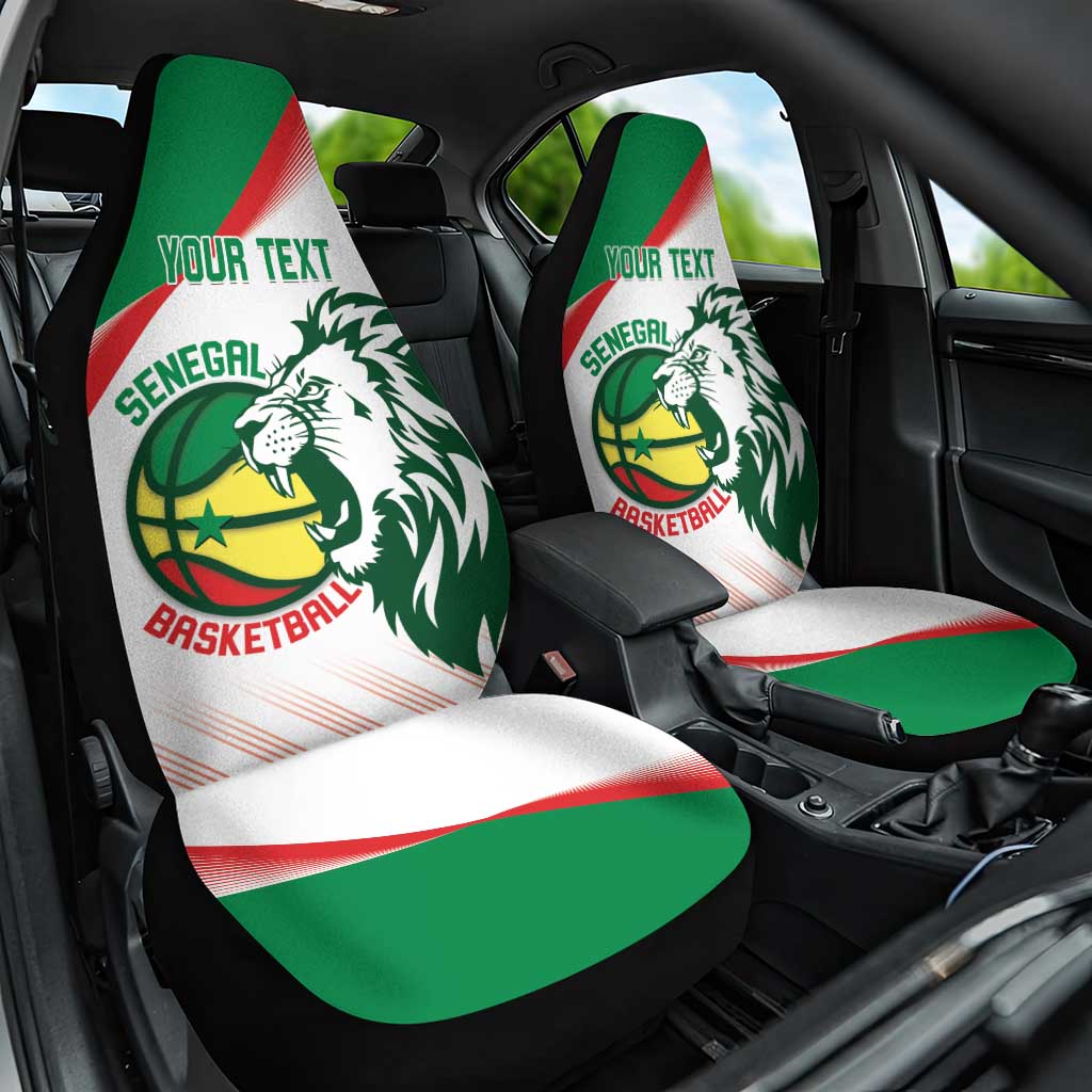 Senegal Basketball Custom Car Seat Cover Come On Lions - Wonder Print Shop