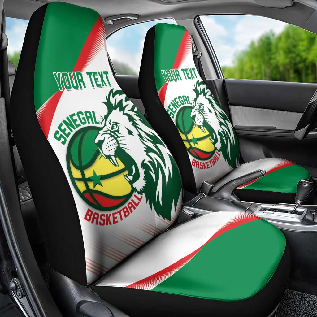 Senegal Basketball Custom Car Seat Cover Come On Lions - Wonder Print Shop