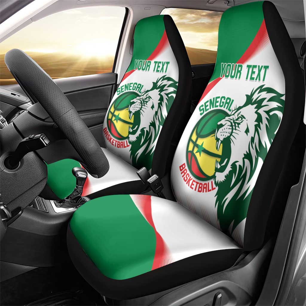 Senegal Basketball Custom Car Seat Cover Come On Lions - Wonder Print Shop