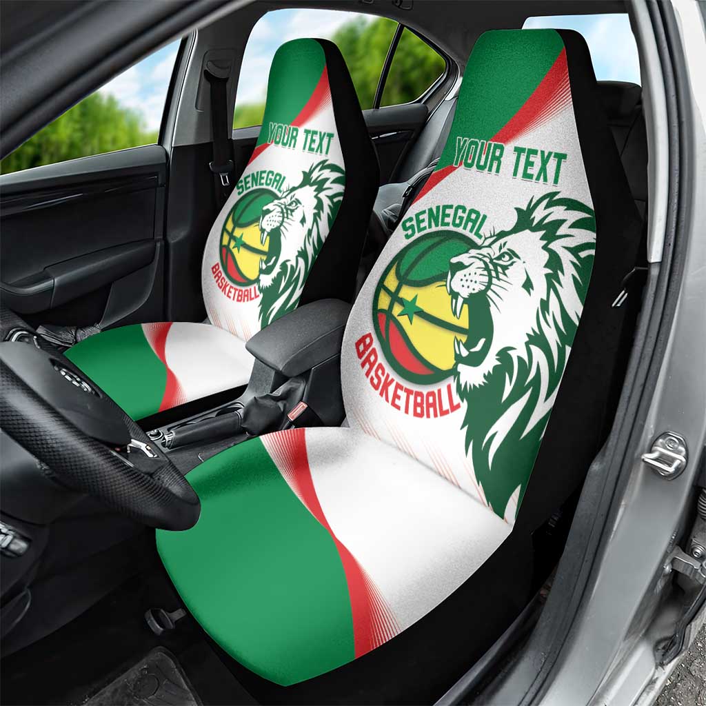 Senegal Basketball Custom Car Seat Cover Come On Lions - Wonder Print Shop