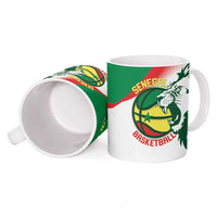 Senegal Basketball Custom Ceramic Mug Come On Lions - Wonder Print Shop