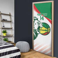 Senegal Basketball Custom Door Cover Come On Lions - Wonder Print Shop