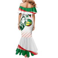Senegal Basketball Custom Family Matching Mermaid Dress and Hawaiian Shirt Come On Lions - Wonder Print Shop