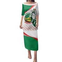 Senegal Basketball Custom Family Matching Puletasi and Hawaiian Shirt Come On Lions - Wonder Print Shop