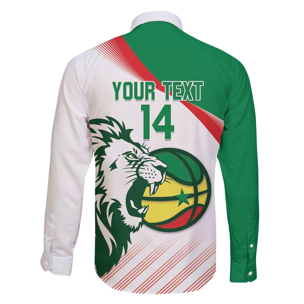 Senegal Basketball Custom Family Matching Summer Maxi Dress and Hawaiian Shirt Come On Lions - Wonder Print Shop