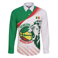 Senegal Basketball Custom Family Matching Tank Maxi Dress and Hawaiian Shirt Come On Lions - Wonder Print Shop