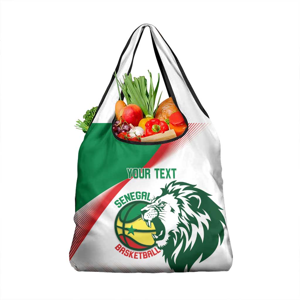Senegal Basketball Custom Grocery Bag Come On Lions - Wonder Print Shop