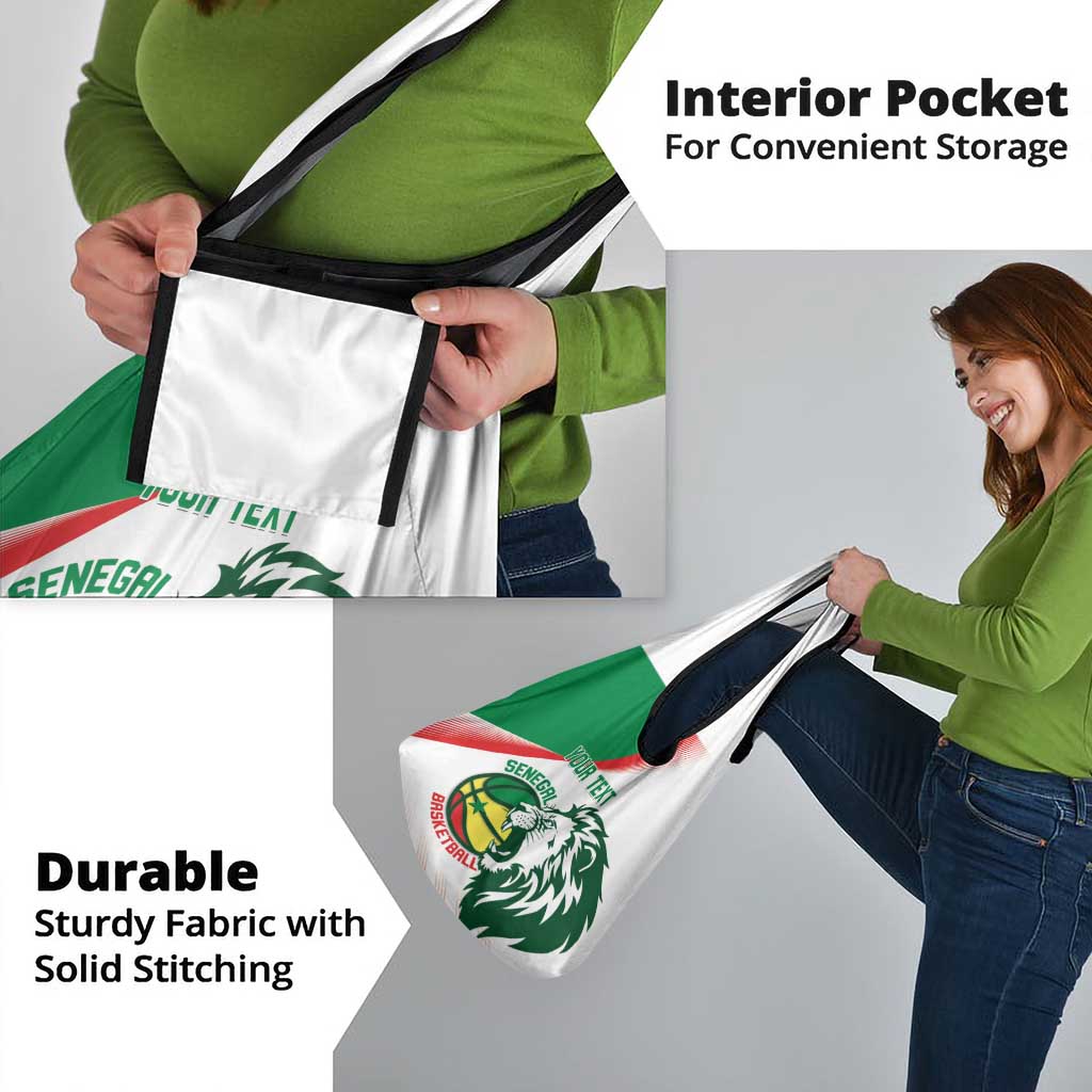 Senegal Basketball Custom Grocery Bag Come On Lions - Wonder Print Shop