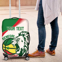 Senegal Basketball Custom Luggage Cover Come On Lions - Wonder Print Shop
