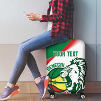 Senegal Basketball Custom Luggage Cover Come On Lions - Wonder Print Shop