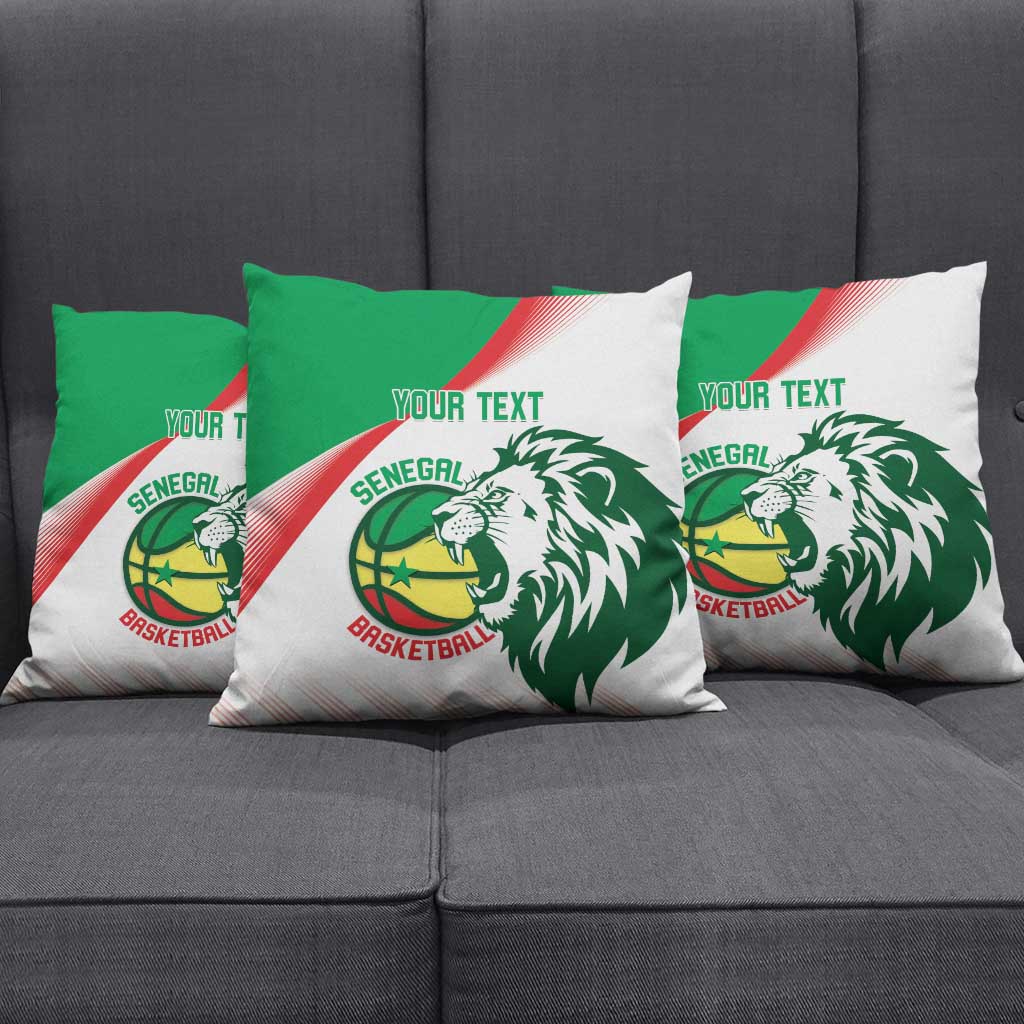 Senegal Basketball Custom Pillow Cover Come On Lions - Wonder Print Shop