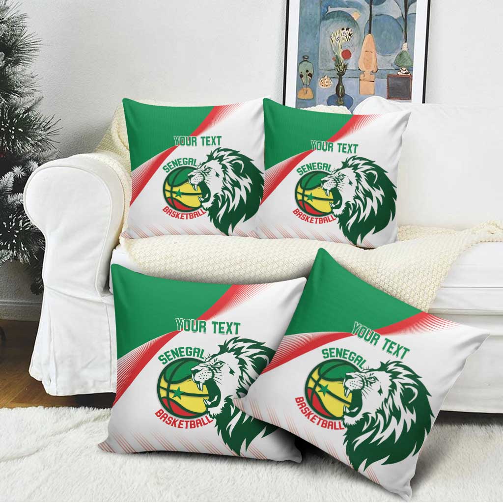 Senegal Basketball Custom Pillow Cover Come On Lions - Wonder Print Shop