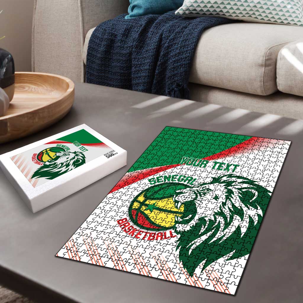 Senegal Basketball Custom Puzzle Come On Lions - Wonder Print Shop