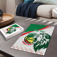 Senegal Basketball Custom Puzzle Come On Lions - Wonder Print Shop