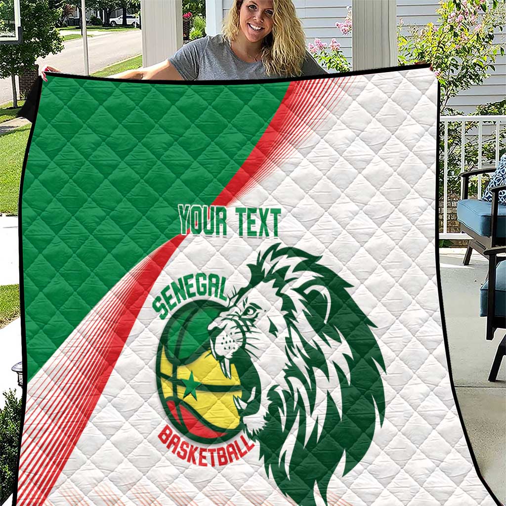 Senegal Basketball Custom Quilt Come On Lions - Wonder Print Shop