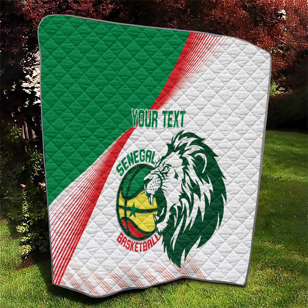 Senegal Basketball Custom Quilt Come On Lions - Wonder Print Shop