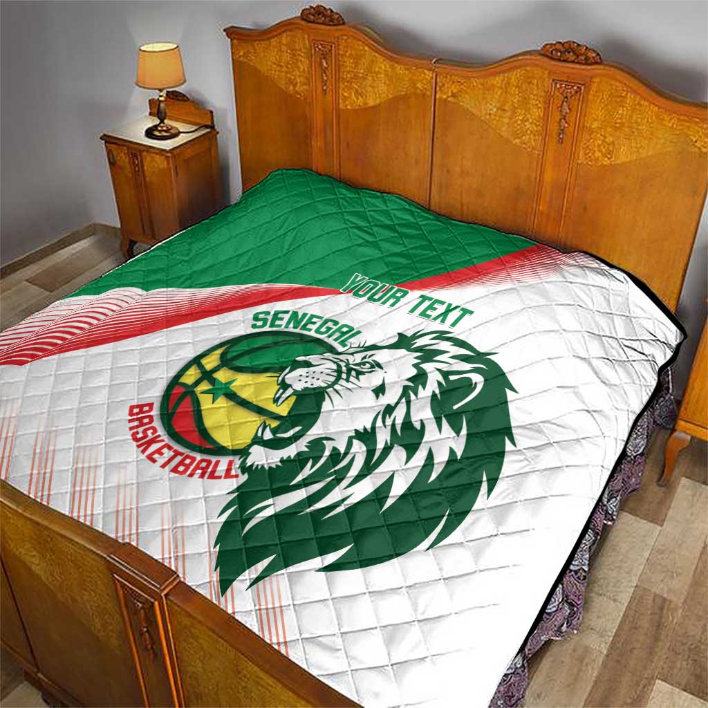 Senegal Basketball Custom Quilt Come On Lions - Wonder Print Shop
