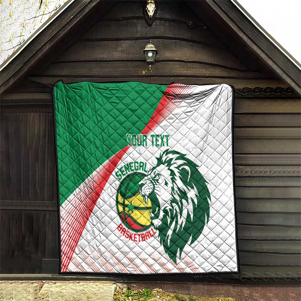 Senegal Basketball Custom Quilt Come On Lions - Wonder Print Shop