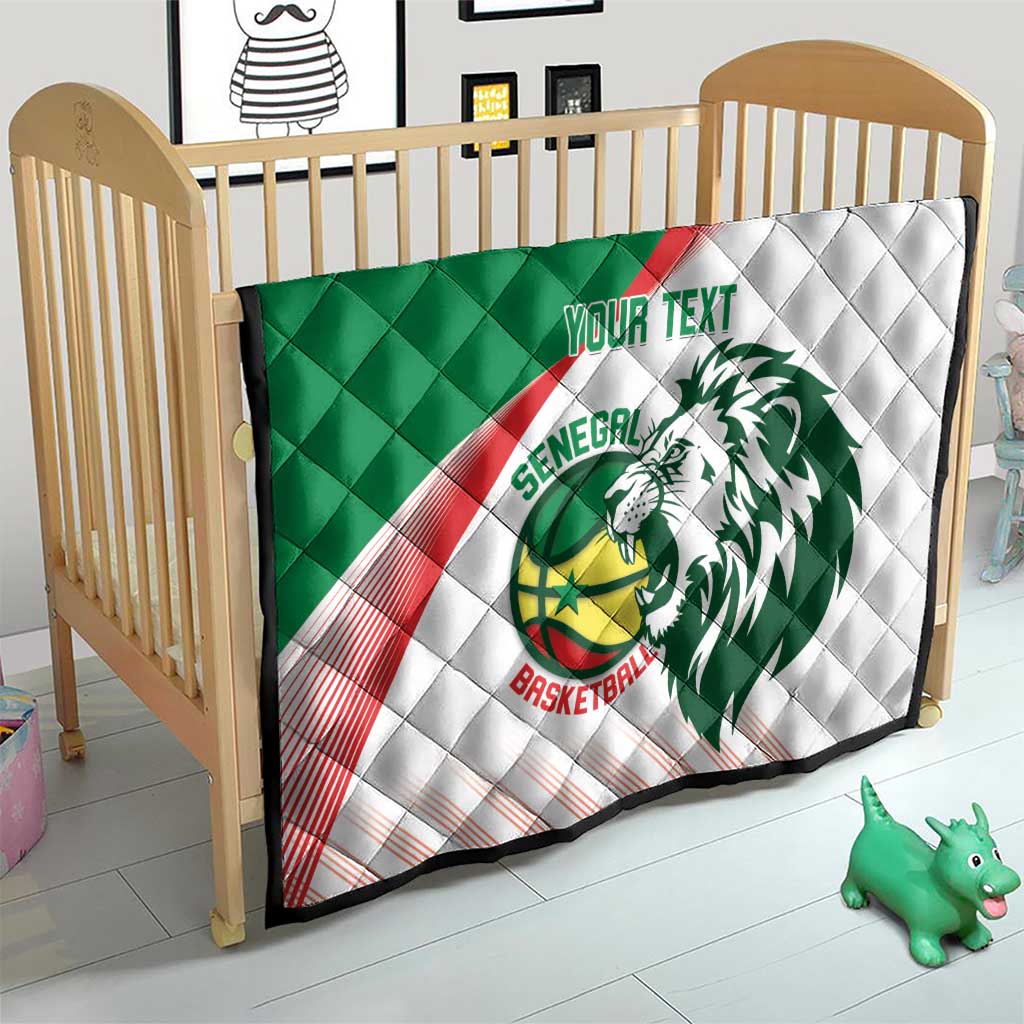 Senegal Basketball Custom Quilt Come On Lions - Wonder Print Shop