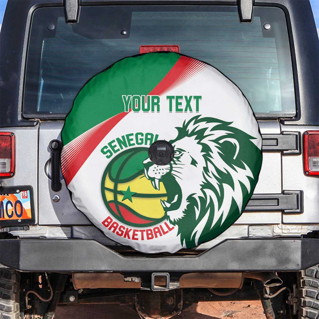 Senegal Basketball Custom Spare Tire Cover Come On Lions - Wonder Print Shop