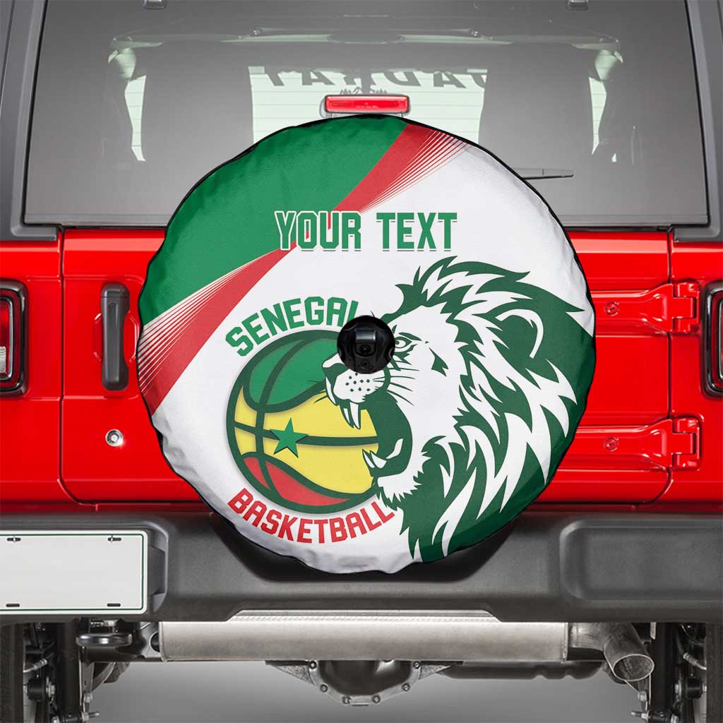 Senegal Basketball Custom Spare Tire Cover Come On Lions - Wonder Print Shop