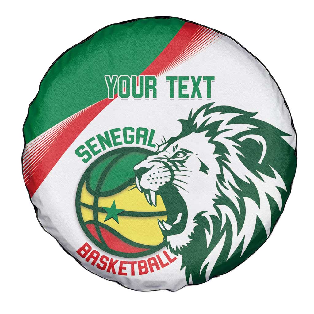Senegal Basketball Custom Spare Tire Cover Come On Lions - Wonder Print Shop