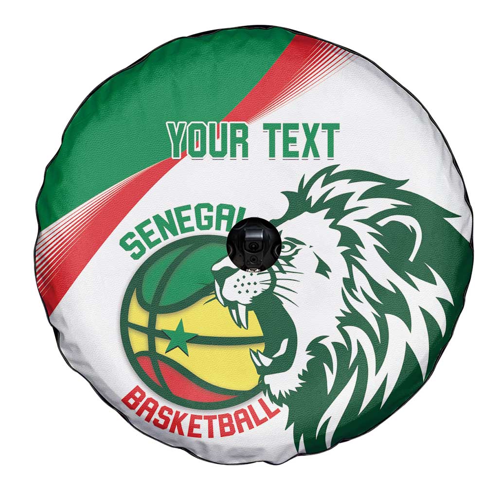 Senegal Basketball Custom Spare Tire Cover Come On Lions - Wonder Print Shop