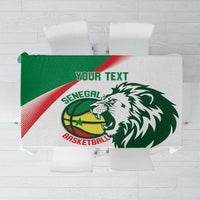 Senegal Basketball Custom Tablecloth Come On Lions - Wonder Print Shop