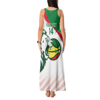 Senegal Basketball Custom Tank Maxi Dress Come On Lions - Wonder Print Shop