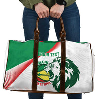 Senegal Basketball Custom Travel Bag Come On Lions - Wonder Print Shop