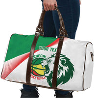 Senegal Basketball Custom Travel Bag Come On Lions - Wonder Print Shop