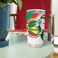 Senegal Basketball Custom Tumbler Cup Come On Lions - Wonder Print Shop