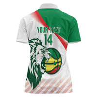 Senegal Basketball Custom Women Polo Shirt Come On Lions - Wonder Print Shop
