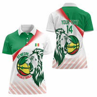 Senegal Basketball Custom Women Polo Shirt Come On Lions - Wonder Print Shop