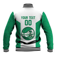 Nigeria Basketball Custom Baseball Jacket Come On Tigers - Wonder Print Shop