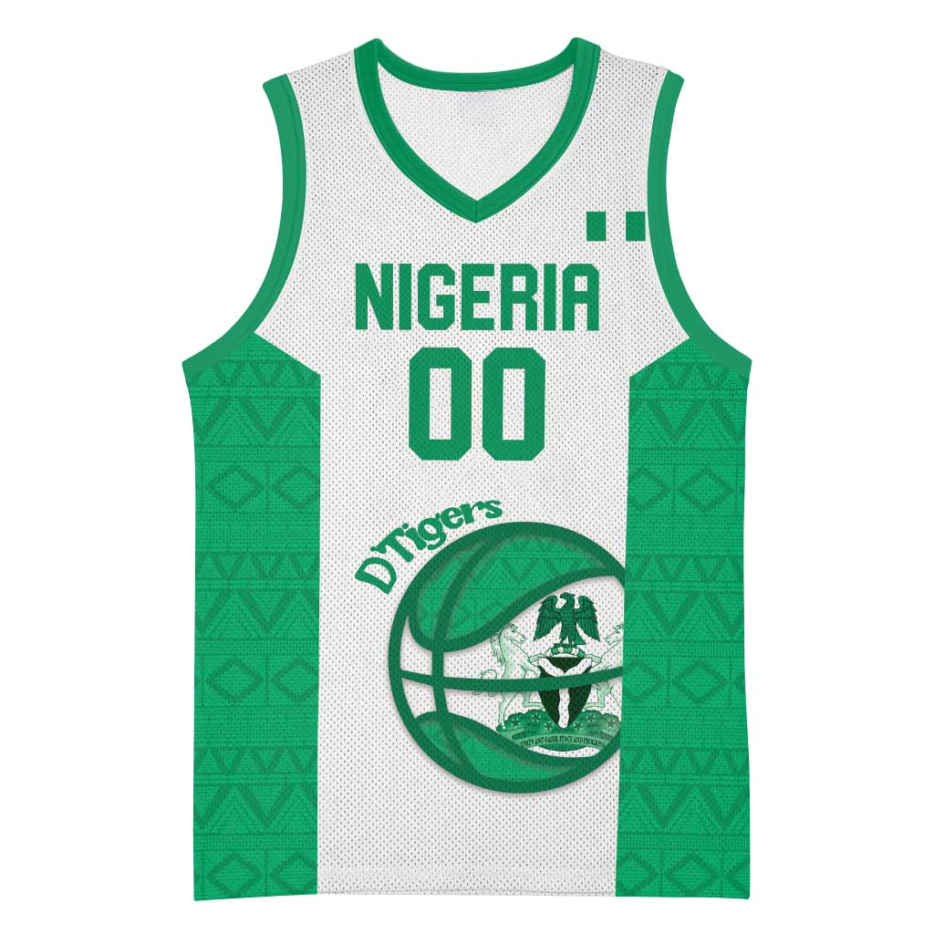Nigeria Basketball Custom Basketball Jersey Come On Tigers - Wonder Print Shop