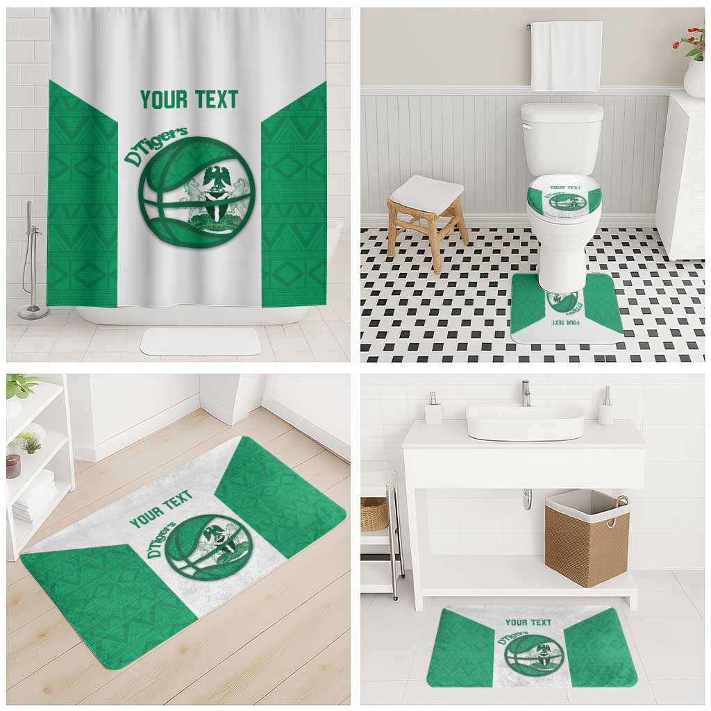 Nigeria Basketball Custom Bathroom Set Come On Tigers - Wonder Print Shop