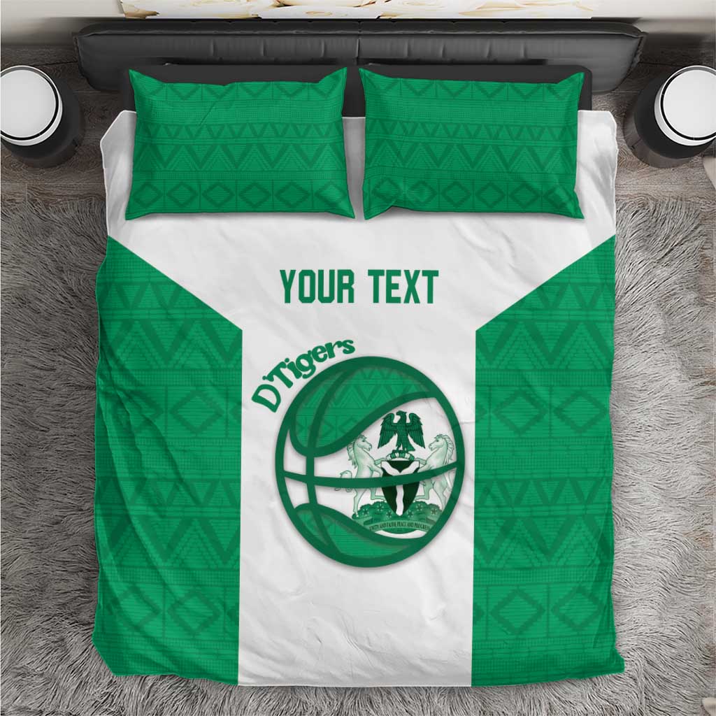 Nigeria Basketball Custom Bedding Set Come On Tigers - Wonder Print Shop