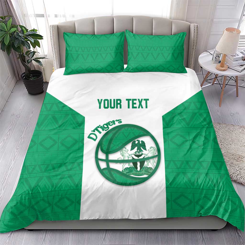 Nigeria Basketball Custom Bedding Set Come On Tigers - Wonder Print Shop