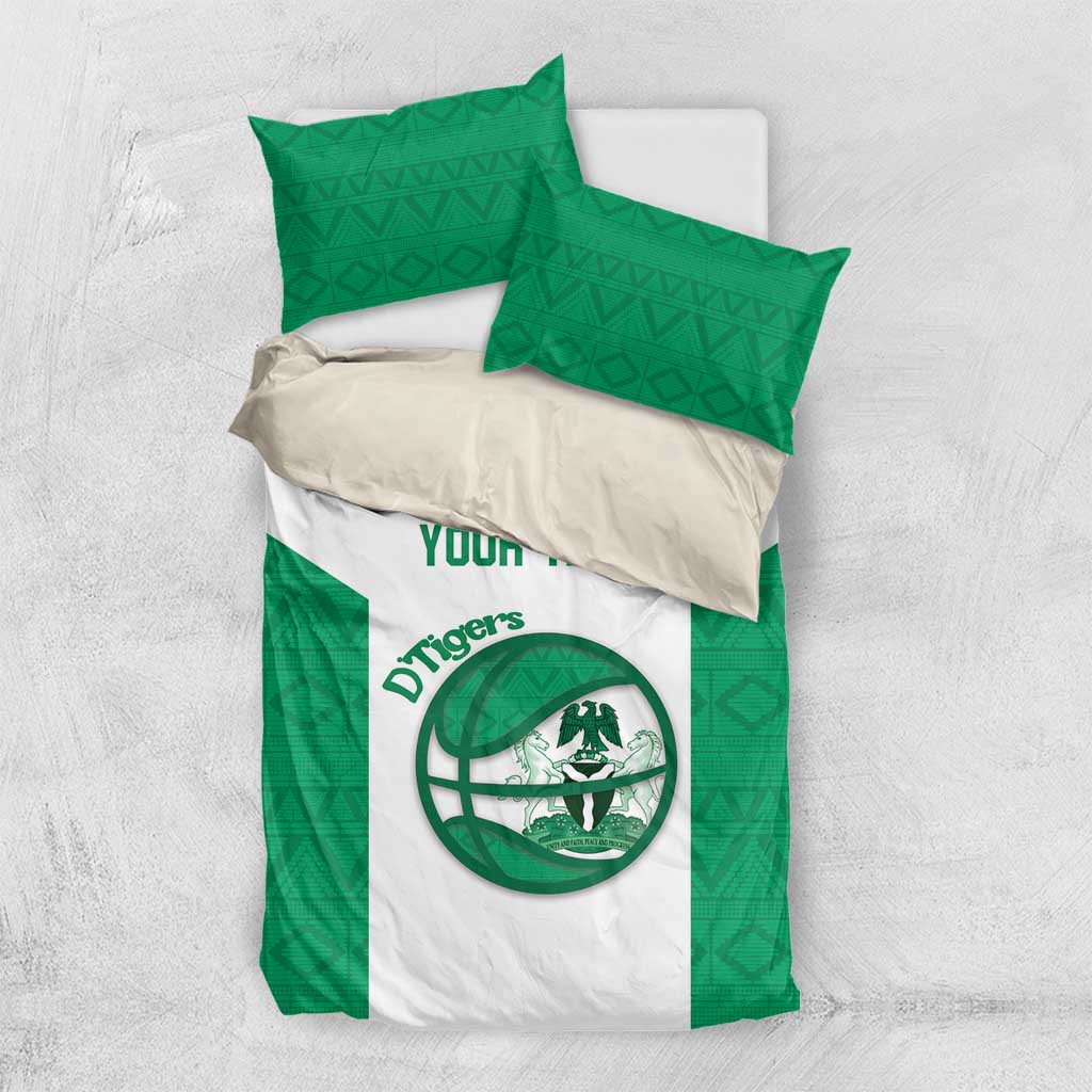 Nigeria Basketball Custom Bedding Set Come On Tigers - Wonder Print Shop