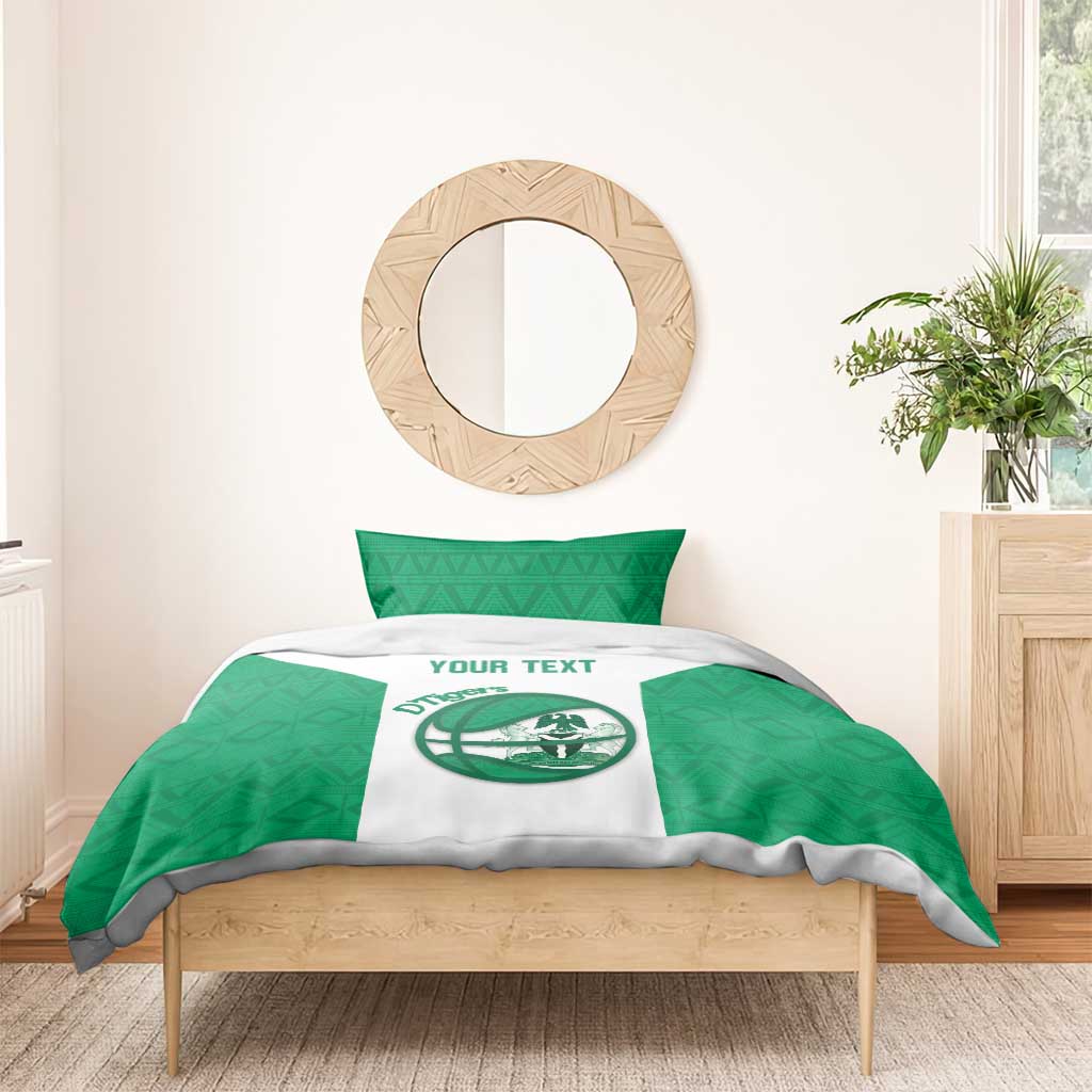 Nigeria Basketball Custom Bedding Set Come On Tigers - Wonder Print Shop
