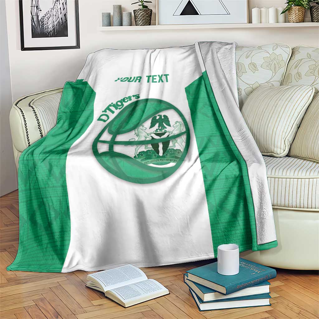 Nigeria Basketball Custom Blanket Come On Tigers - Wonder Print Shop